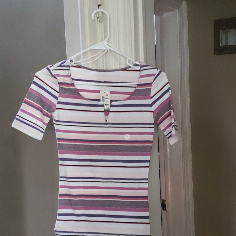 Striped pink aeropostale tunic